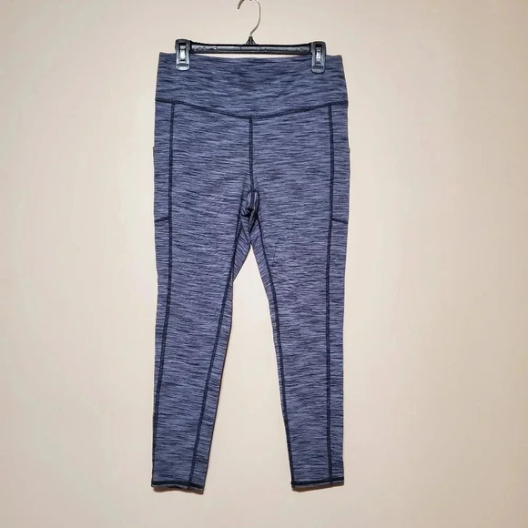 J.Jill The Performance Legging Women's Size Small Gray Space Dye Stretch Yoga - Picture 1 of 6